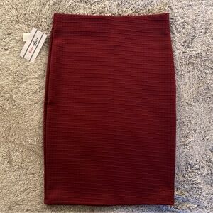 Knee length Bodycon Skirt